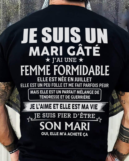 Femme Formidable Juillet – Cadeau Parfait Pour Votre Mari – HL07 (SKU06-56-07)