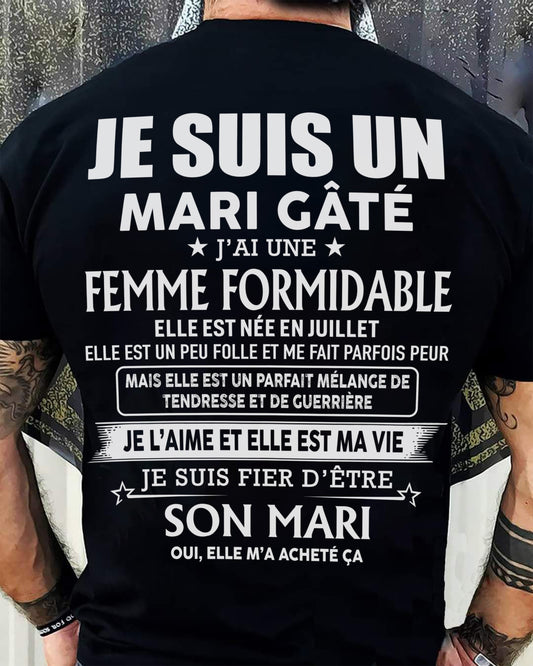 Femme Formidable Juillet – Cadeau Parfait Pour Votre Mari – HL07 (SKU06-56-07)