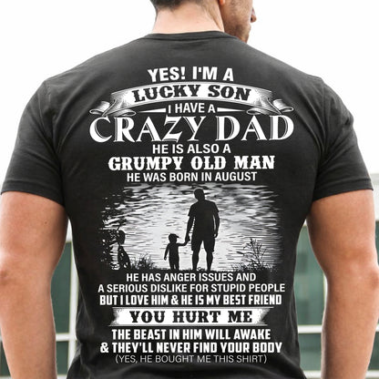 August - Gift For Son Tshirt - Funny T-shirts For Son - Special gift for your Son - HL08 (SKU2604-91-08)