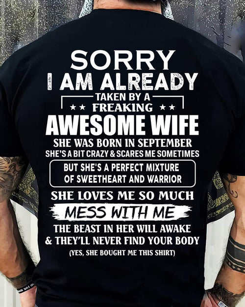Wife Septembre - Perfect gift for your husband - HL09 (SKU68-86-09)