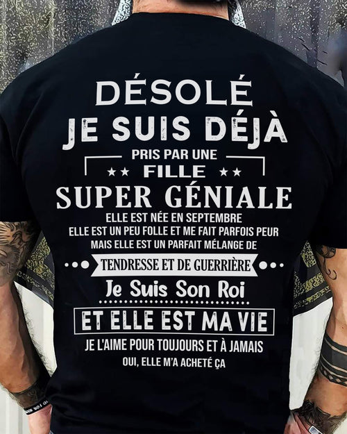 Septembre - Le cadeau parfait pour votre petit ami ou votre mari - HL09 (SKU04-111-09)