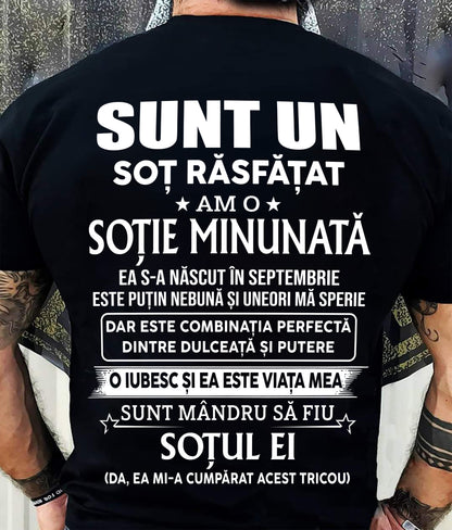 SEPTEMBRIE – SOȚIE MINUNATĂ – CADOUL PERFECT PENTRU SOȚUL TĂU – HL09 (SKU2605-261-09)