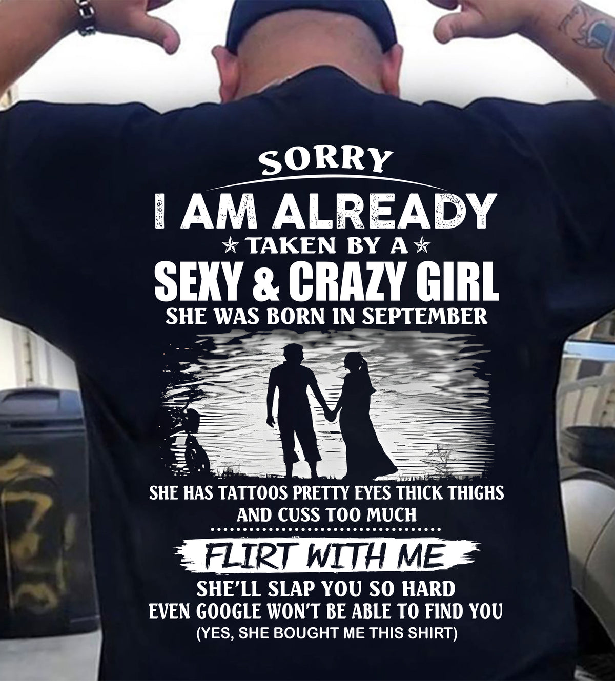 Sexy & Crazy Girl was born September - Gift for Boyfriend, Gift for Husband from Wife - Perfect gift for your Boyfriend - HL09 (SKU2609-09-09)