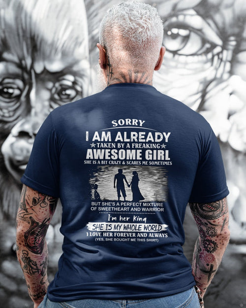 Funny Boyfriend, Husband T-Shirt - Perfect Gift from Wife for Anniversary or Birthday (SKU11-08-00) HL00