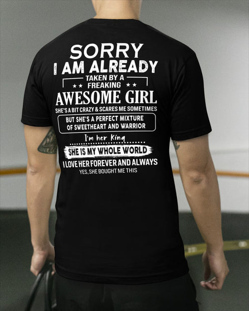 Awesome girl - Perfect gift for your boyfriend, husband from wife - (SKU04-86) - HL00