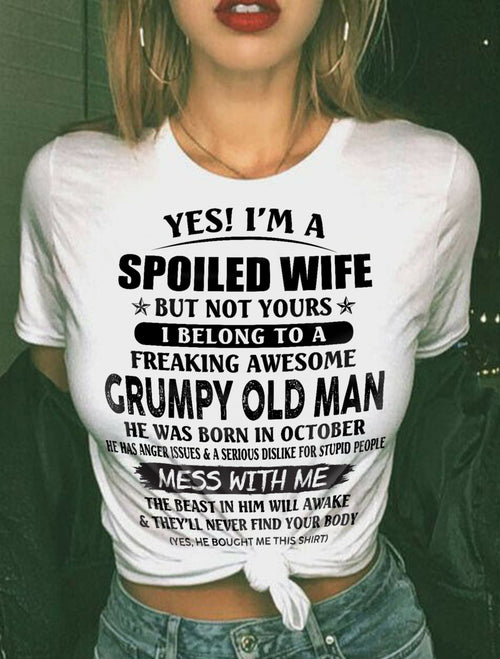 Grumpy Old Man October – Perfect gift for your wife – HL10 (SKU08-63-10)