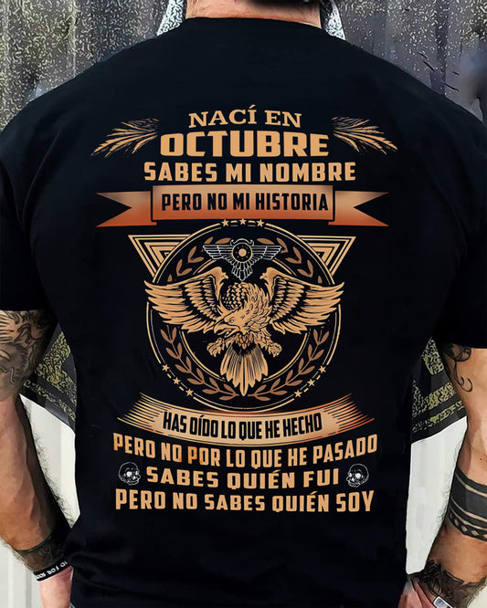 Nacido en Octubre – Esta camiseta es para ti – T10 (SKU07-71-10)