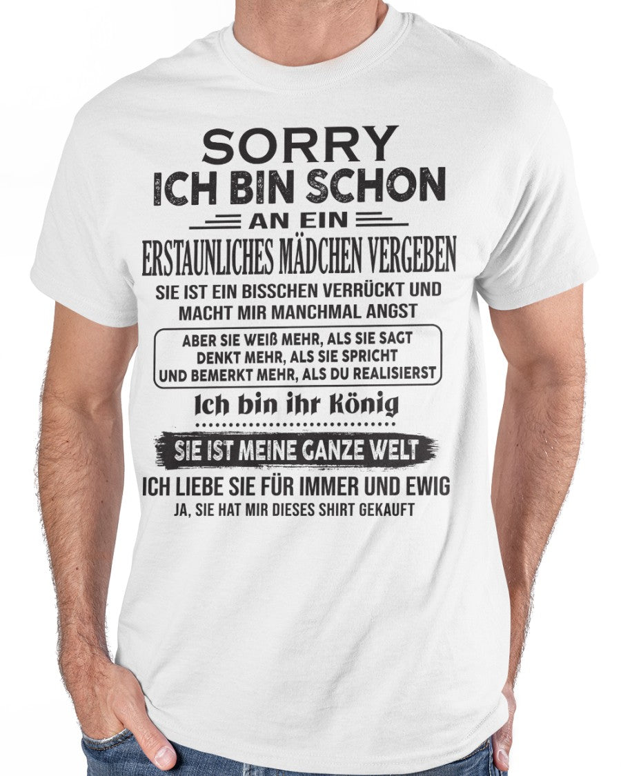 Sorry Mädels - Das perfekte Geschenk für deinen Freund (SKU05-25)
