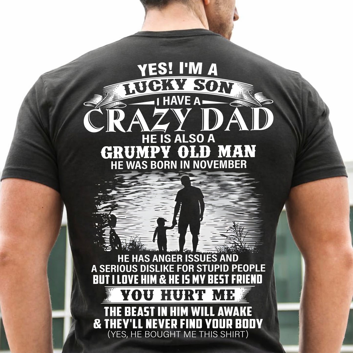 November - Gift For Son Tshirt - Funny T-shirts For Son - Special gift for your Son - HL11 (SKU2604-91-11)