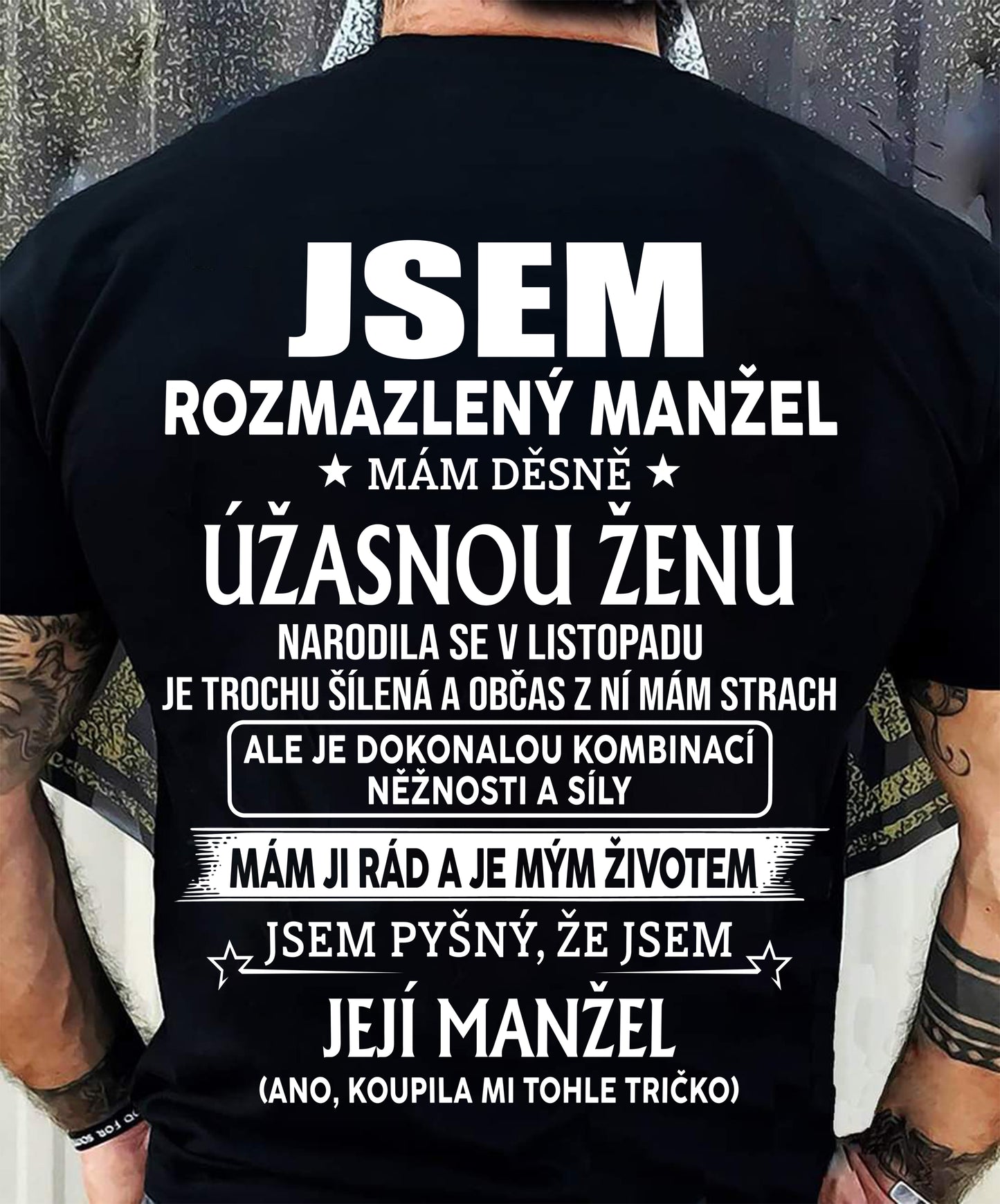 LISTOPADOVÁ ÚŽASNÁ ŽENA – PERFEKTNÍ DÁREK PRO VAŠEHO MANŽELA – HL11 (SKU2605-207-11)