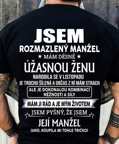 LISTOPADOVÁ ÚŽASNÁ ŽENA – PERFEKTNÍ DÁREK PRO VAŠEHO MANŽELA – HL11 (SKU2605-207-11)