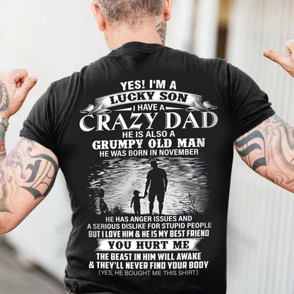 November - Gift For Son Tshirt - Funny T-shirts For Son - Special gift for your Son - HL11 (SKU2604-91-11)