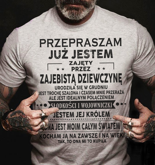 Dziewczyna z grudnia – idealny prezent dla swojego chłopaka - HL12 (SKU-SR-BL)