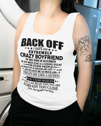 December Boyfriend - Funny Girlfriend T-Shirt – Special Gift For Your Girlfriend - HL12 (SKU2606-03-12)