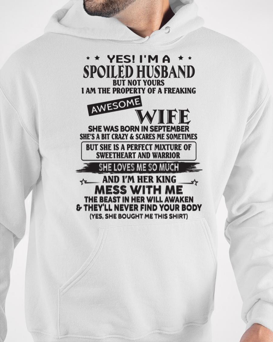 September - Awesome wife born in September - Special gift for your husband - HL09 (SKU06-03)
