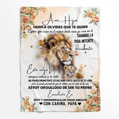 Para tu querida hija - manta perfecta para tu hija
