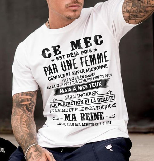 Janvier - Cadeau Parfait Pour Votre Mari – HL01 (SKU.CEMEC.W)