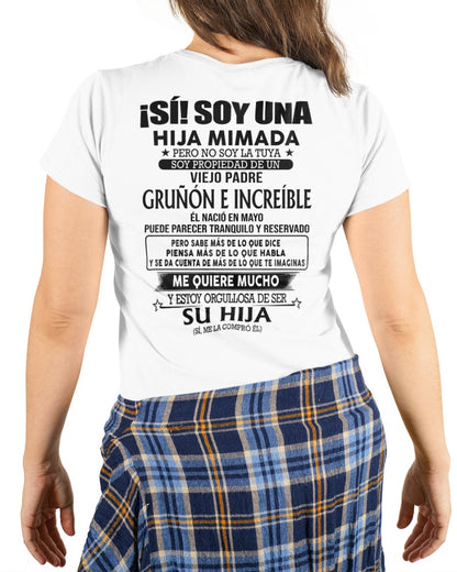 Mayo Padre Increíble - Regalo especial para hija - TBN - T05 (SKU04-109-05)