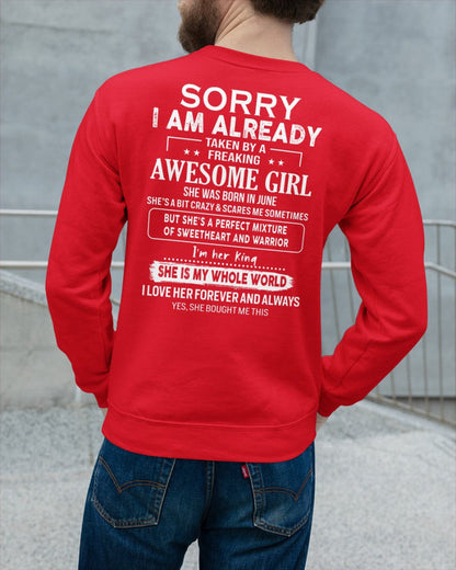 June - Awesome girl - Perfect gift for your boyfriend - (SKU04-86) - HL06