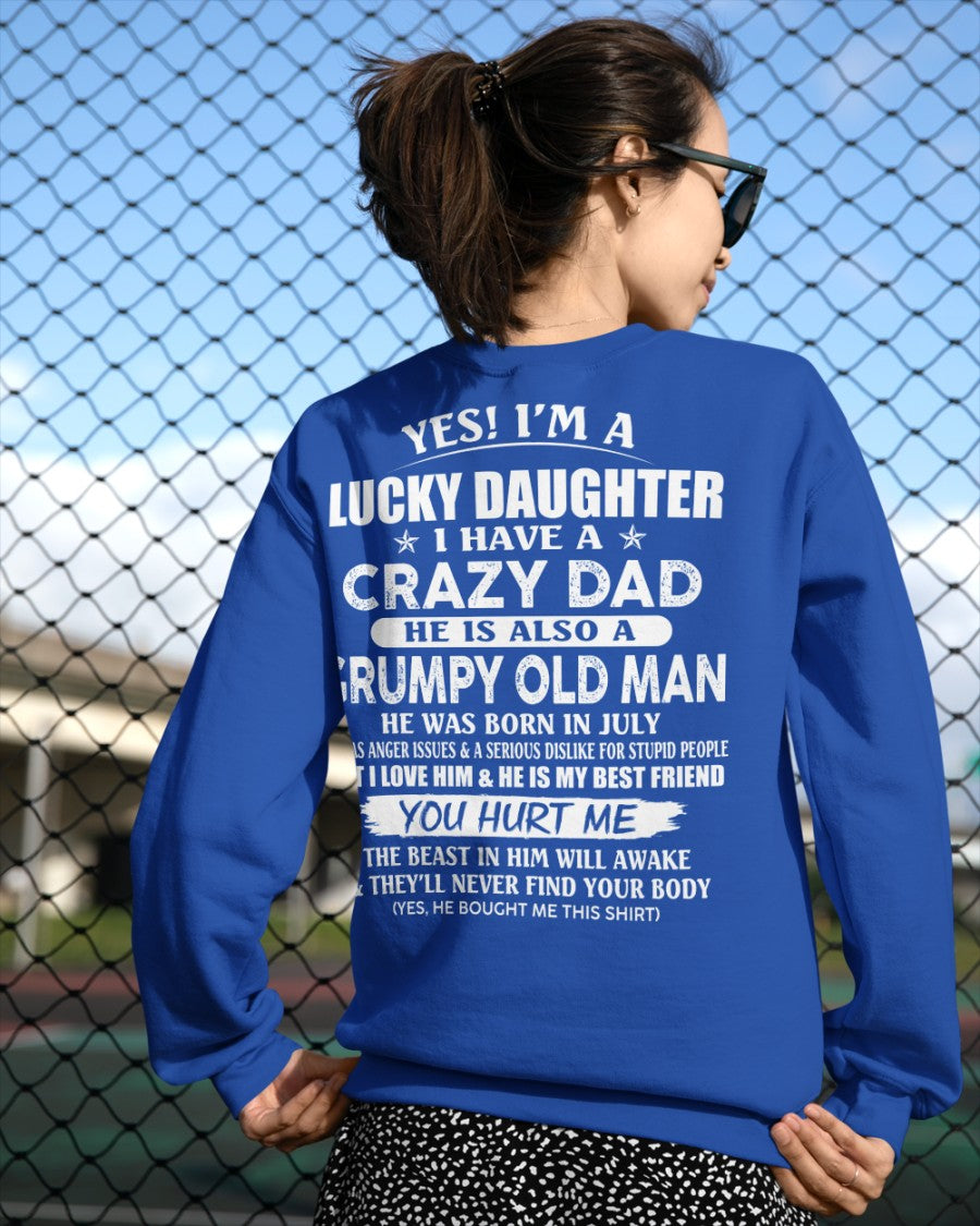 July - Awesome Grumpy Old Dad - Special gift for your daughter - HL07 (SKU10-50-07)