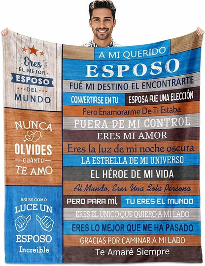 Manta cómoda y elegante para tu esposo - T00