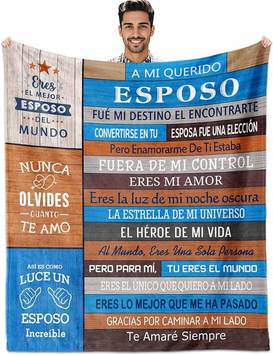 Manta cómoda y elegante para tu esposo - T00