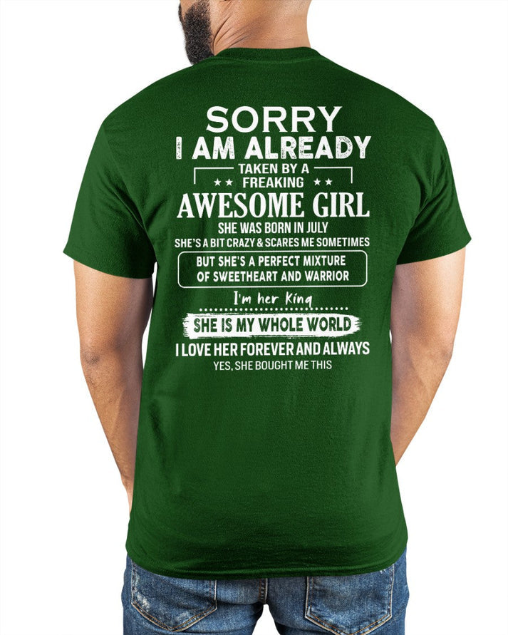 July - Awesome girl - Perfect gift for your boyfriend - (SKU04-86) - HL07