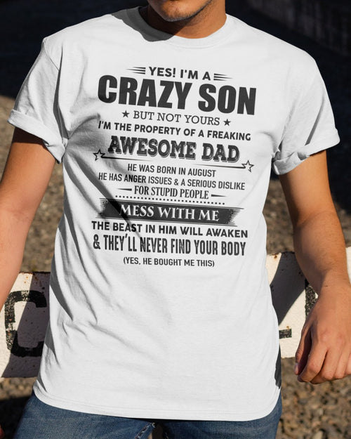 Gift for Son Tshirt - Gift For Son From Dad - HL08 (Sku.Dadson51)