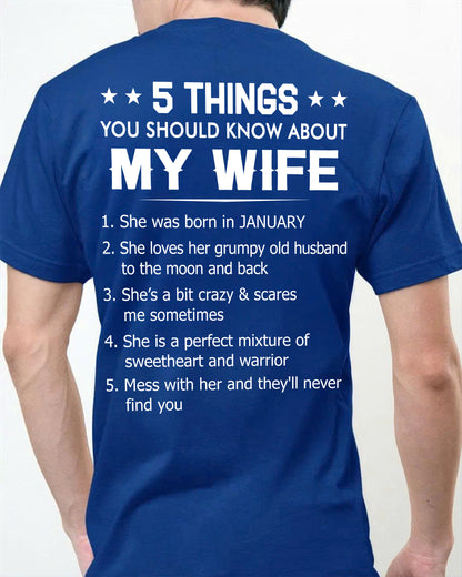 My January Wife – 5 Things You Should Know About My Wife – HL01 (SKU06-98-01)