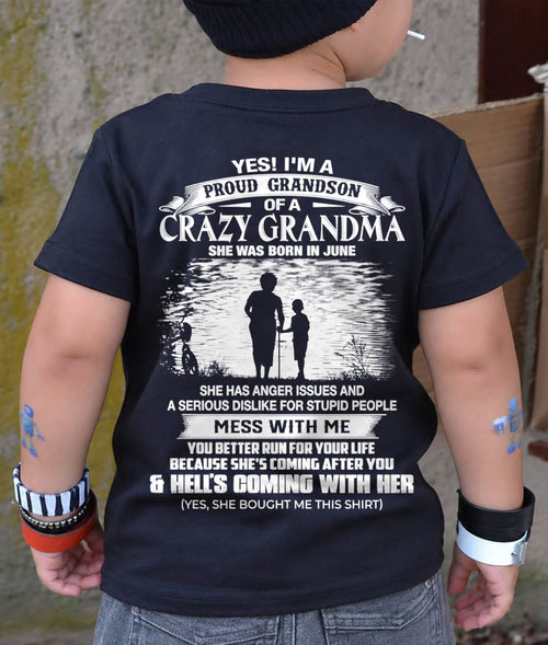 June Grandma - Funny Grandson T-Shirt – Special Gift For Your Grandson - HL06 (SKU2605-432-06)