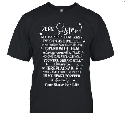 Dear Sister - Perfect gift for your Sister (SKU2606-286)