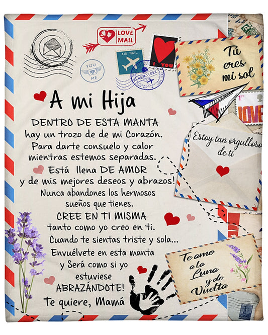 A mi Hija, Te Quiere Mama, Manta de la hija - T00 (Sku.Tbn.M1)