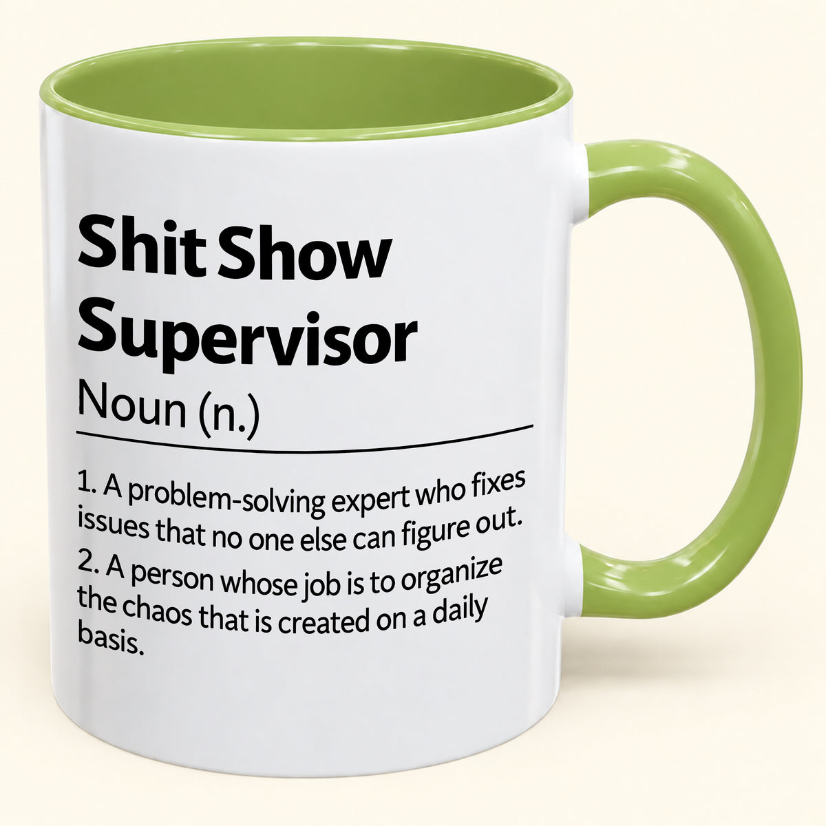 Shit Show Supervisor - Funny Gift Mug - MERRY CHRISTMAS 2026 (SKU2610-989)