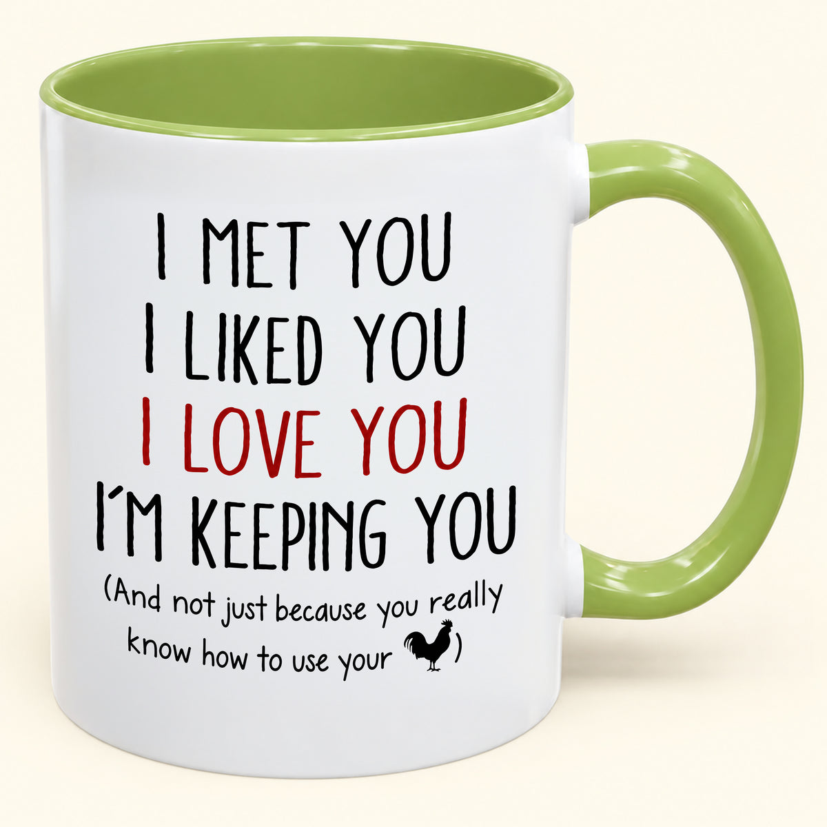 I Met You, I Liked You, L Love You, I'm Keeping You - Mug Funny Christmas 2026 - Gifts For Husband (SKU2610-770)