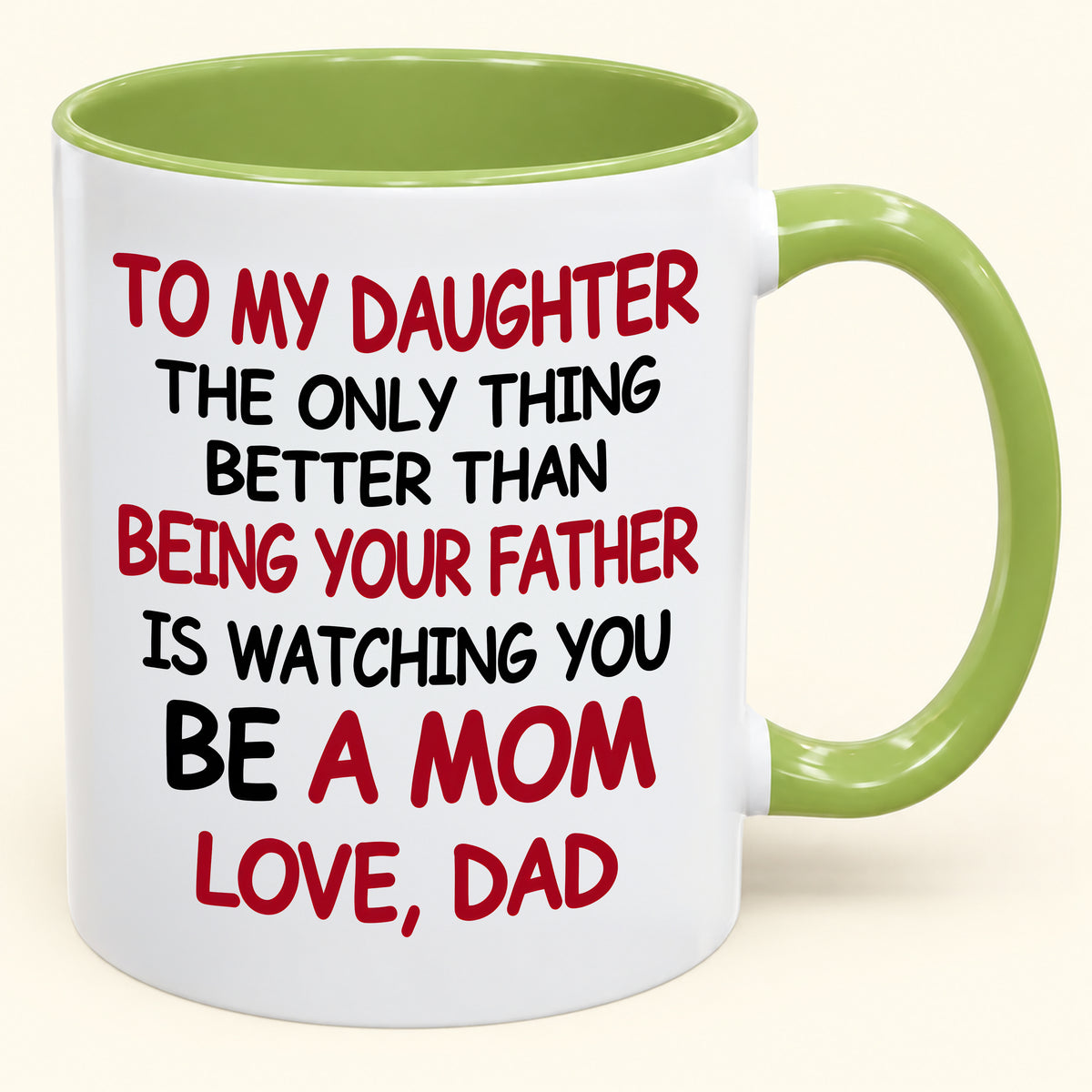 TO MY DAUGHTER - Funny Gift Mug – A Little Love - MERRY CHRISTMAS 2026 (SKU2610-1010)