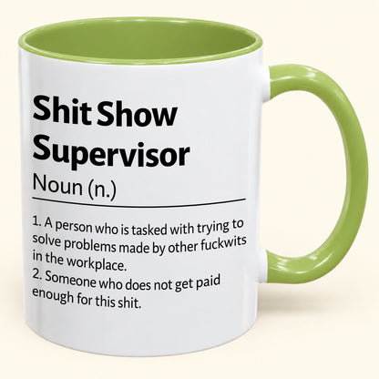 Shit Show Supervisor - Funny Gift Mug - MERRY CHRISTMAS 2026 ( SKU2610-817)