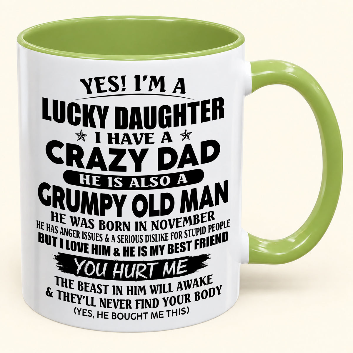 To My Daughter From Dad – Never Forget How Much I Love You – Christmas 2026 Gift Coffee Mug (SKU2610-499-11)