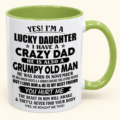 To My Daughter From Dad – Never Forget How Much I Love You – Christmas 2026 Gift Coffee Mug (SKU2610-499-11)