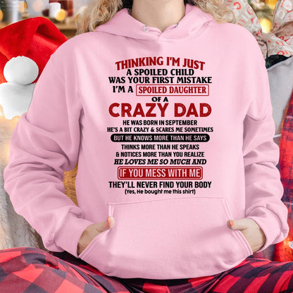 September Crazy Dad - Gift for Daughter From Dad - HL09 (SKU-TDD-SPOILED-09)