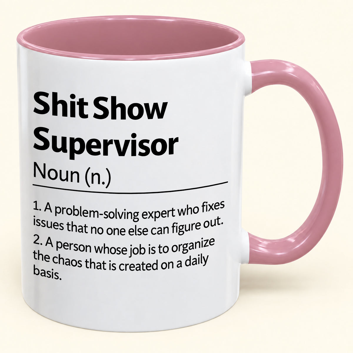 Shit Show Supervisor - Funny Gift Mug - MERRY CHRISTMAS 2026 (SKU2610-989)