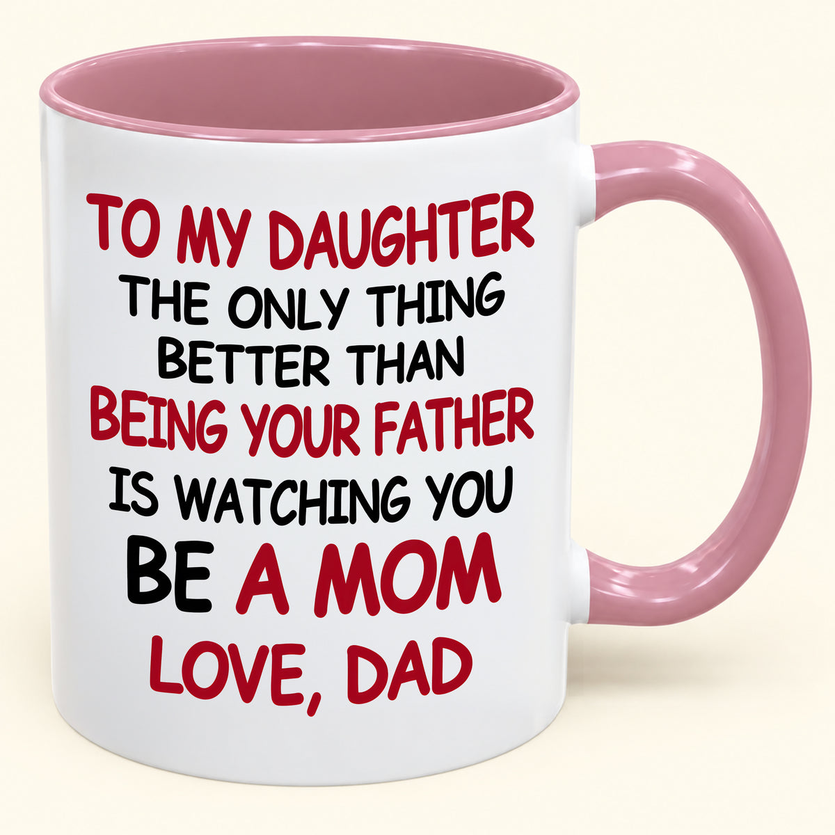TO MY DAUGHTER - Funny Gift Mug – A Little Love - MERRY CHRISTMAS 2026 (SKU2610-1010)