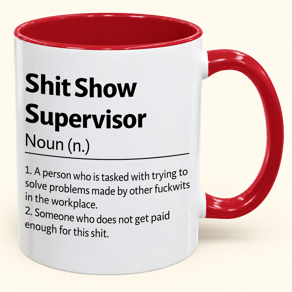 Shit Show Supervisor - Funny Gift Mug - MERRY CHRISTMAS 2026 ( SKU2610-817)
