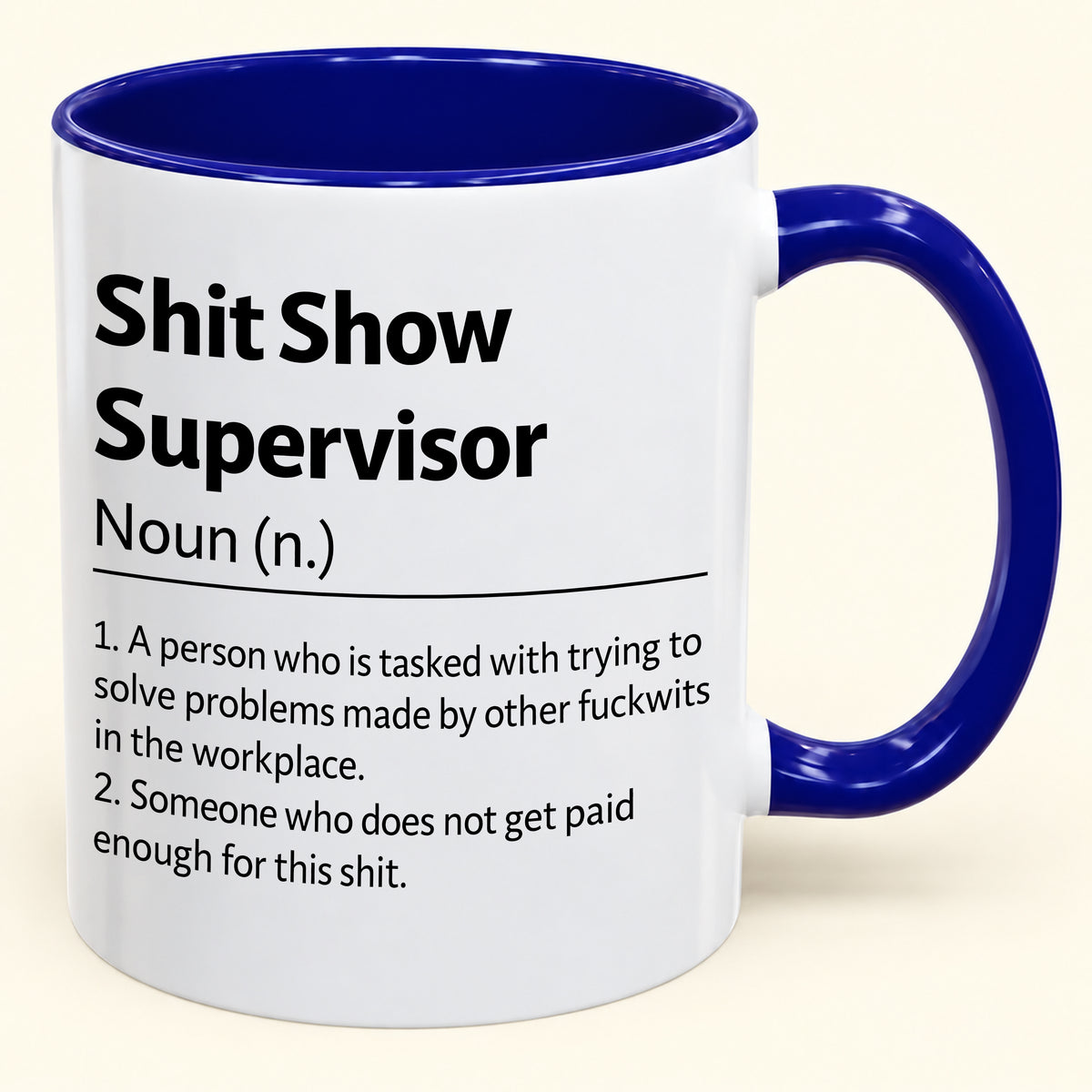 Shit Show Supervisor - Funny Gift Mug - MERRY CHRISTMAS 2026 ( SKU2610-817)