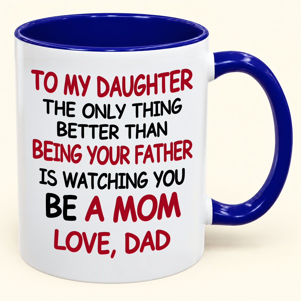 TO MY DAUGHTER - Funny Gift Mug – A Little Love - MERRY CHRISTMAS 2026 (SKU2610-1010)