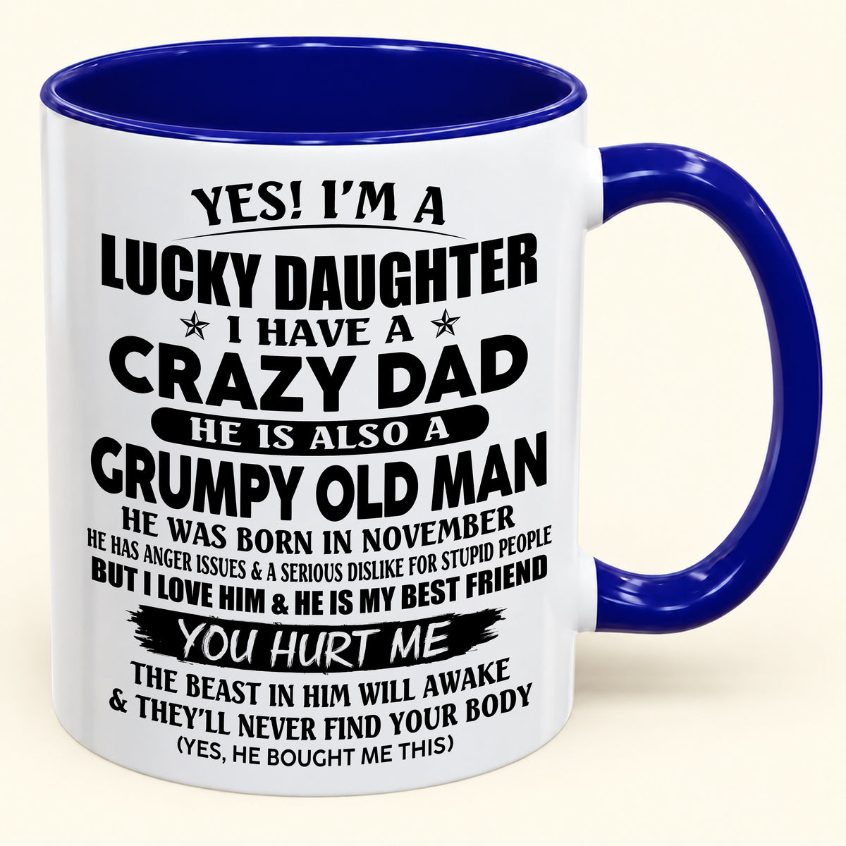 To My Daughter From Dad – Never Forget How Much I Love You – Christmas 2026 Gift Coffee Mug (SKU2610-499-11)