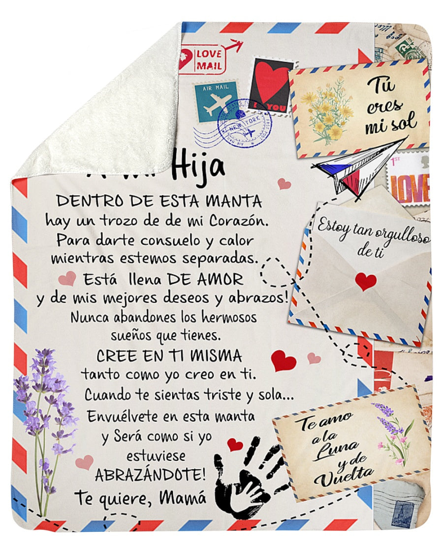 A mi Hija, Te Quiere Mama, Manta de la hija - T00 (Sku.Tbn.M1)