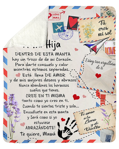 A mi Hija, Te Quiere Mama, Manta de la hija - T00 (Sku.Tbn.M1)