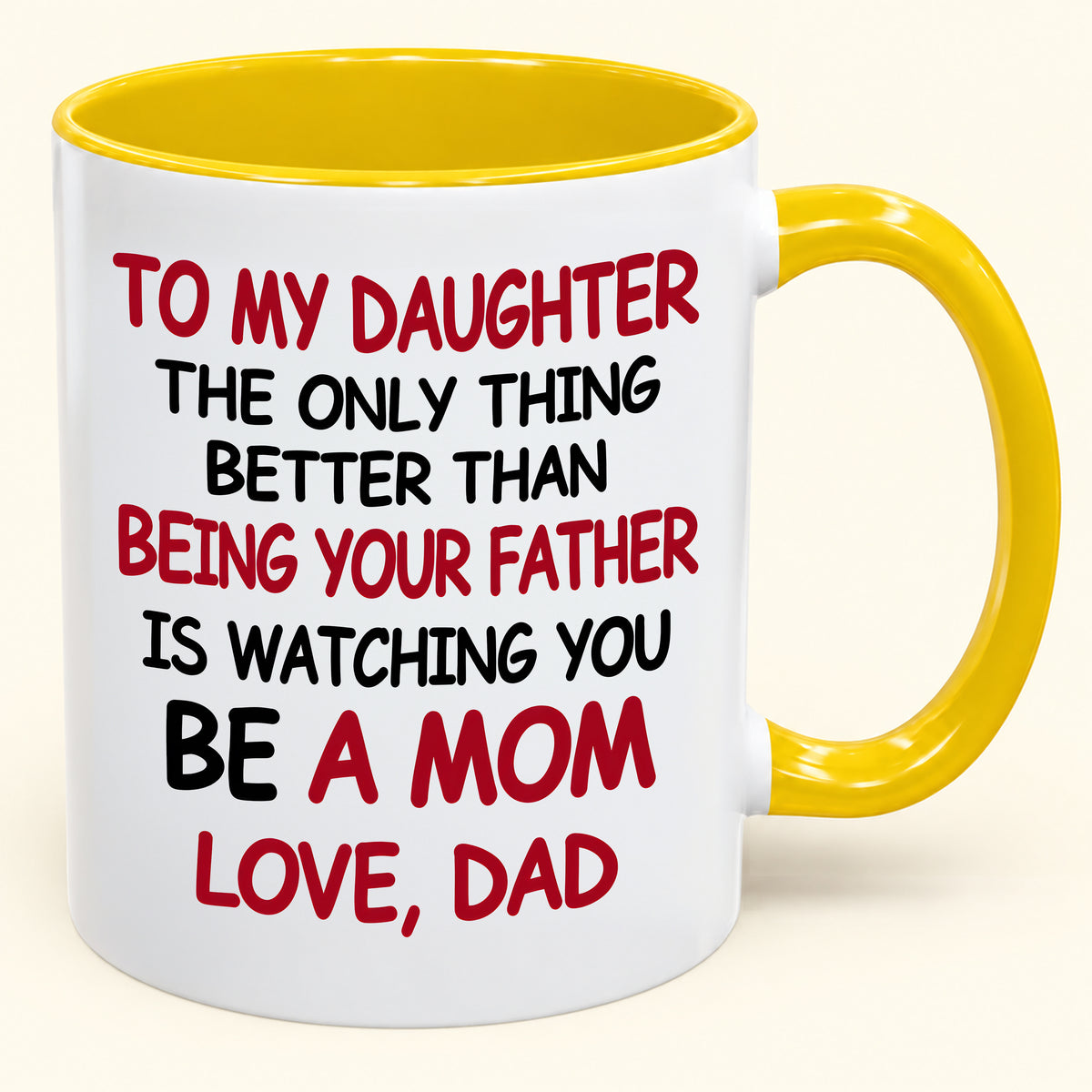 TO MY DAUGHTER - Funny Gift Mug – A Little Love - MERRY CHRISTMAS 2026 (SKU2610-1010)