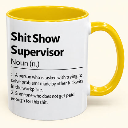 Shit Show Supervisor - Funny Gift Mug - MERRY CHRISTMAS 2026 ( SKU2610-817)
