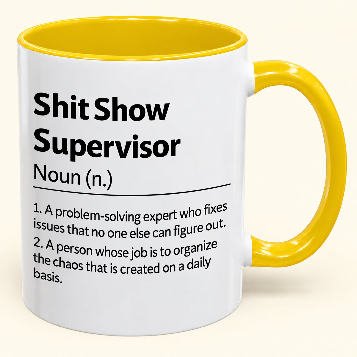 Shit Show Supervisor - Funny Gift Mug - MERRY CHRISTMAS 2026 (SKU2610-989)